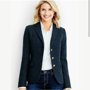 Talbots New Gorgeous Wool Blend Blazer